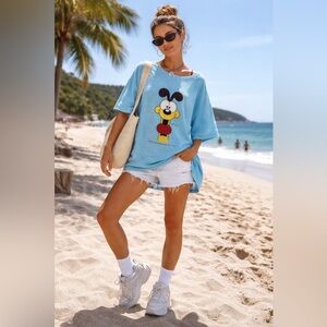 Vintage 80s Garfield Odie Towel Tee | Terry Cloth · Poolside / Y2K Cartoon